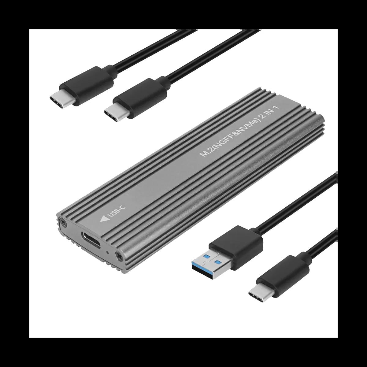 NVME/SATA   SSD Ŭ, SSD ̽ ڽ, USB 3.1 ŸԿ M.2 NGFF PCIe SSD ܺ Ŭ, ȸ, 10Gbps